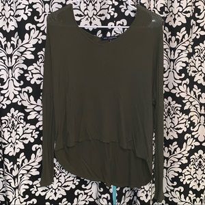 Super cute long sleeve green sweater